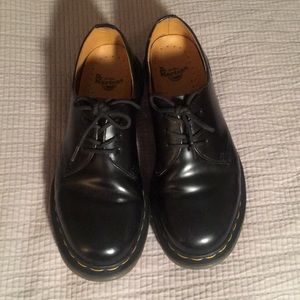 Dr Martens / Docs 1461 Black leather oxford shoes